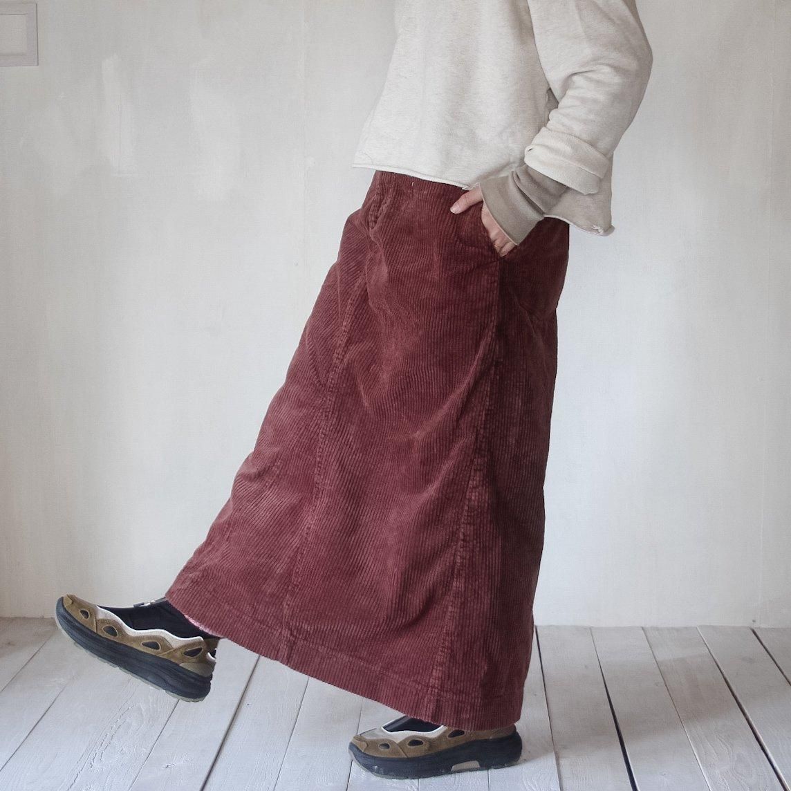 Remake? skirt 6Wcorduroy / ݿ