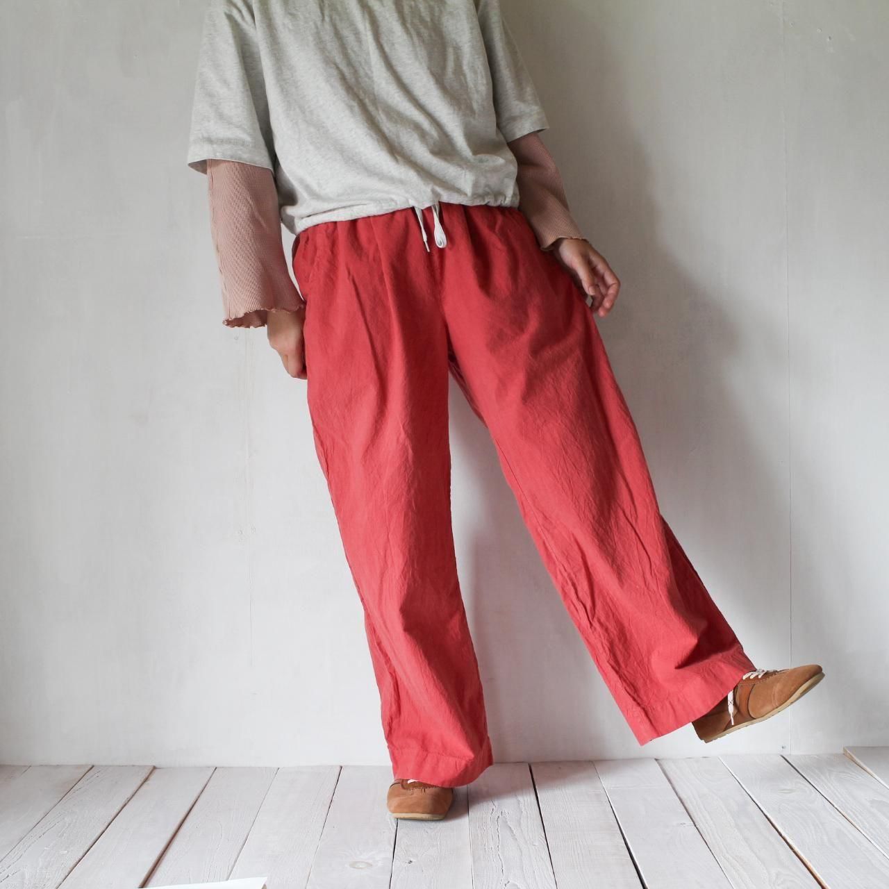 saji straight easypants / ߿