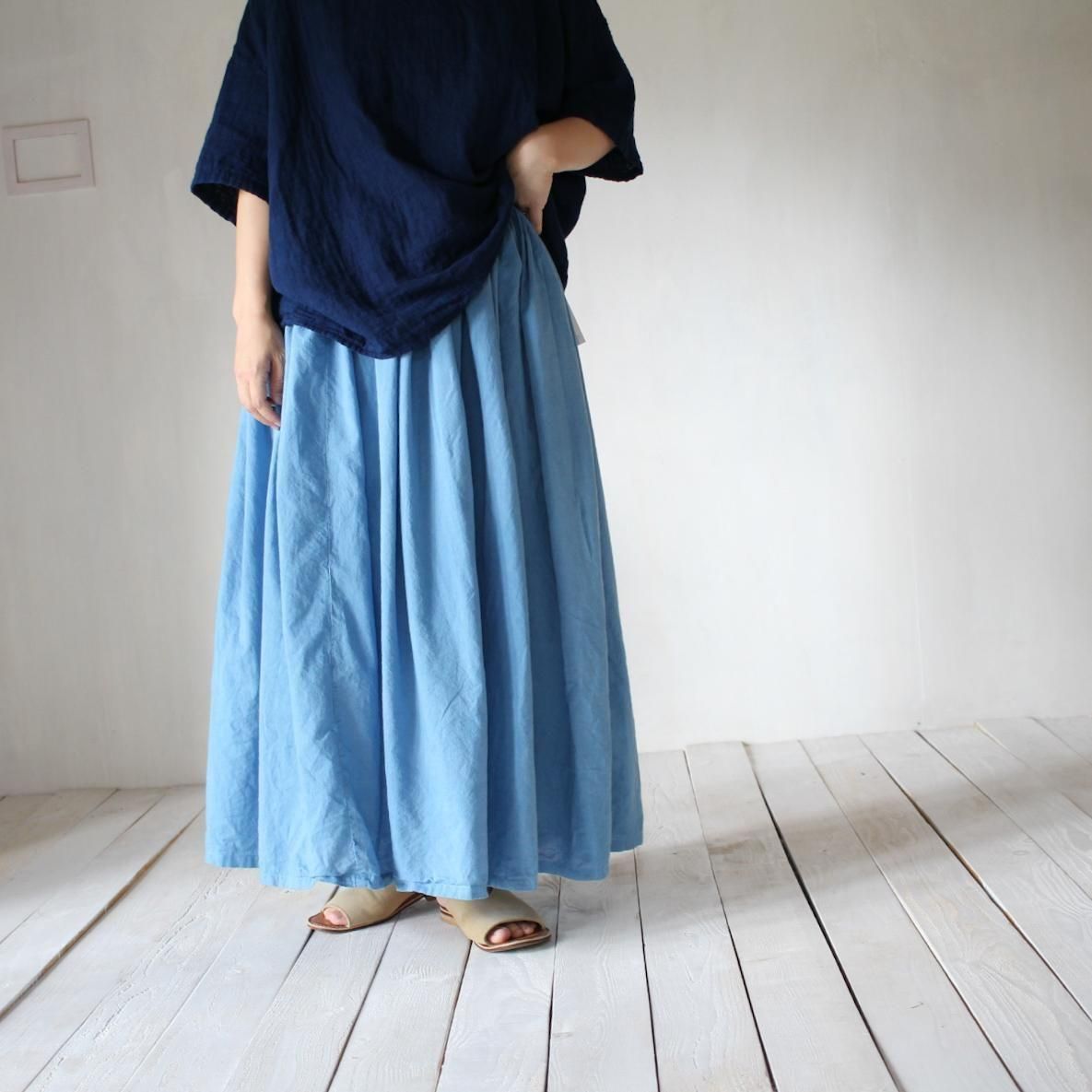 スカート haruka haruka - flowy skirt | 紅梅色 - ISTIST -草木染めの服- naturalcolor