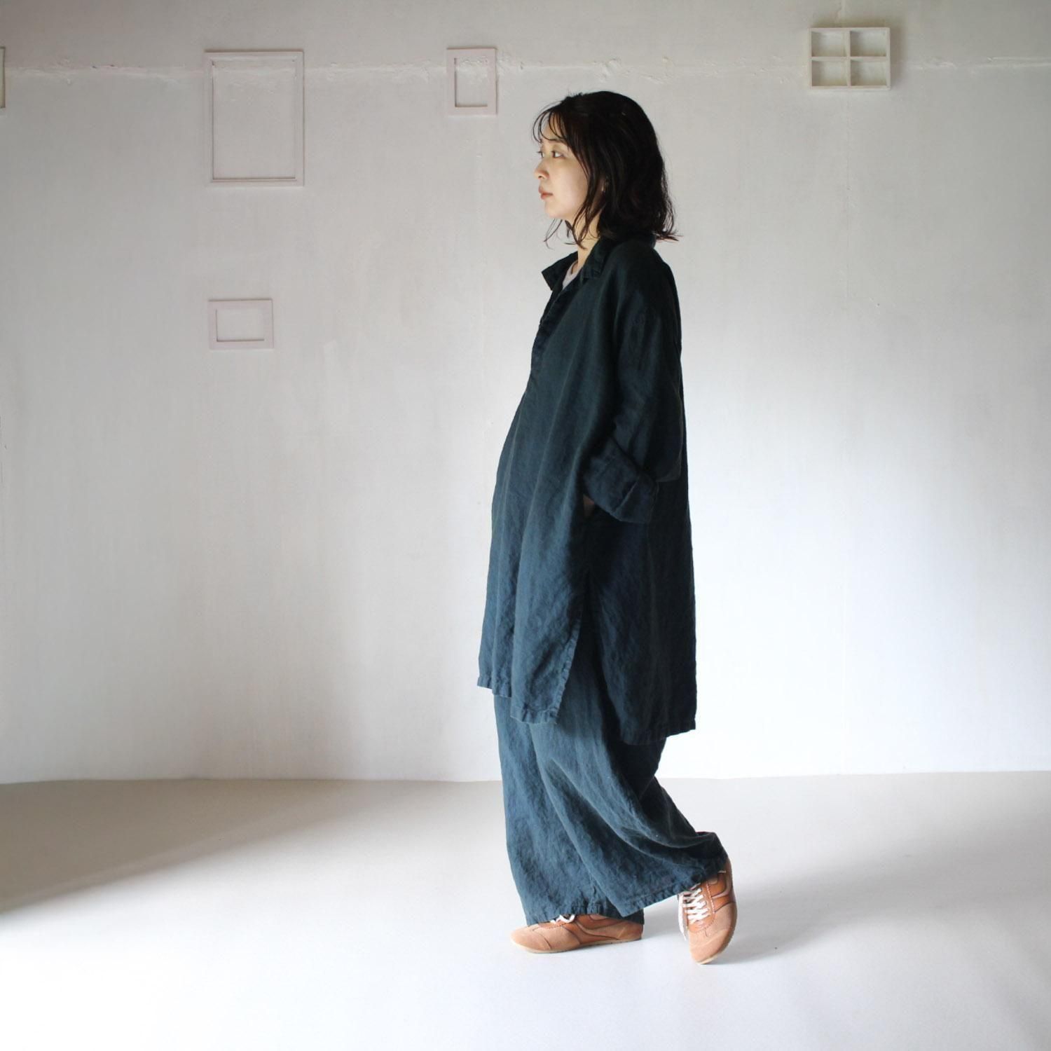 vento - linen slit tunic / ˡ