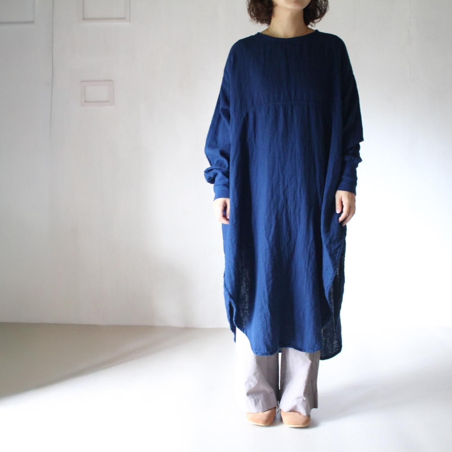 9/15まで]kitta 草木染め 茜色 ワンピース ドレス チュニック 9/15まで