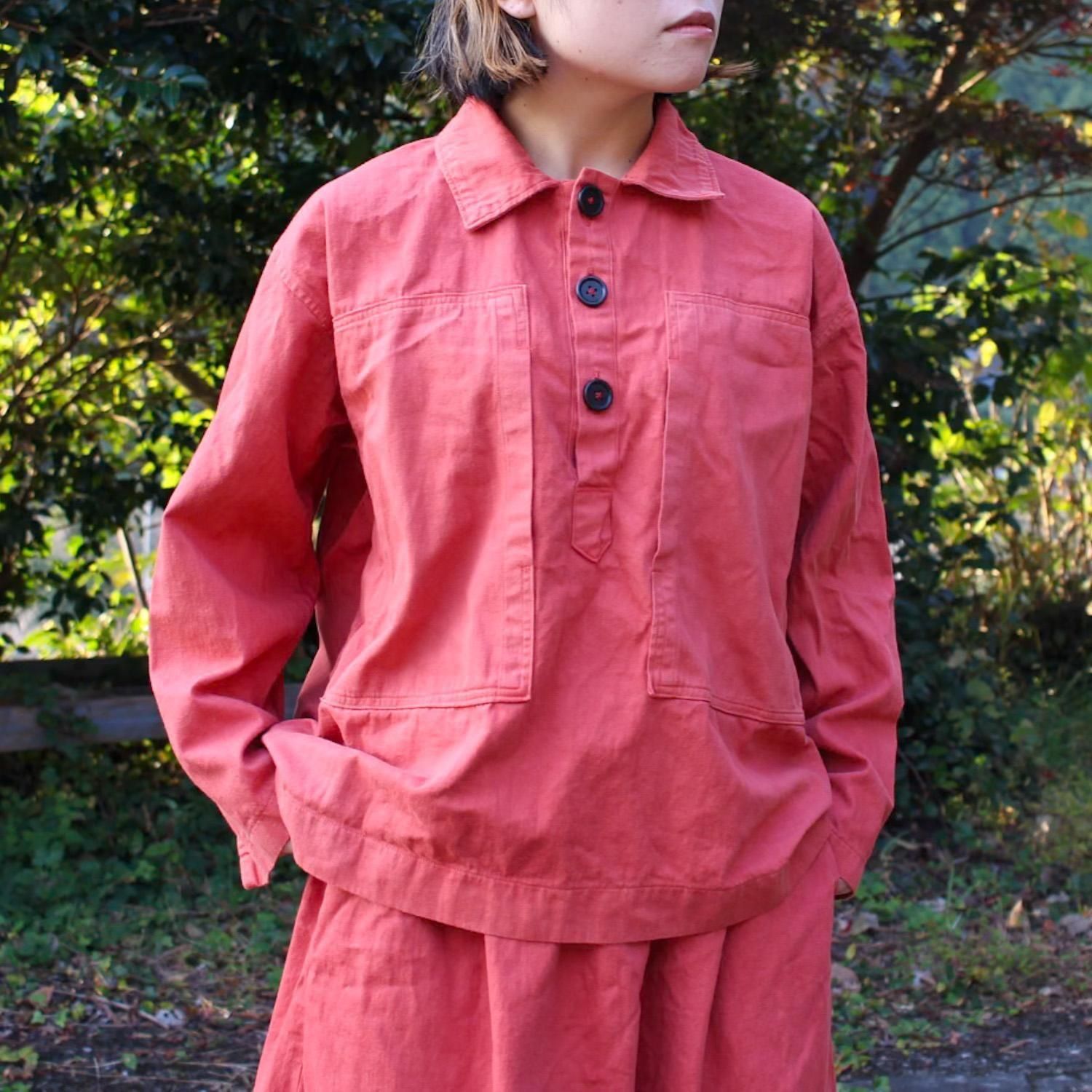 sabi  denim pullover shirt / ߿