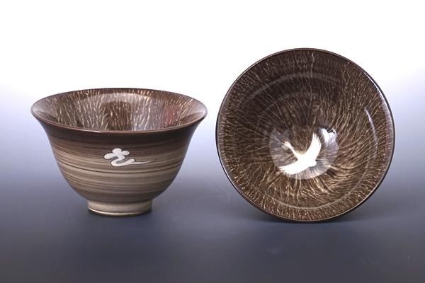 朝顔碗「雲鶴」 - 現川焼の伝統を守る全国唯一の窯元・臥牛窯の通販