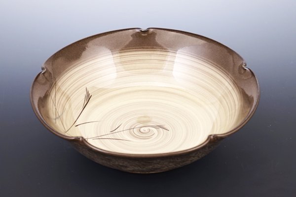 6寸菓子鉢「さがの」 - 現川焼の伝統を守る全国唯一の窯元・臥牛窯の通販サイト【臥牛窯オンラインショップ】