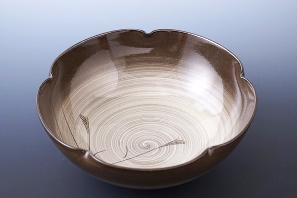 5寸菓子鉢「さがの」 - 現川焼の伝統を守る全国唯一の窯元・臥牛窯の通販サイト【臥牛窯オンラインショップ】