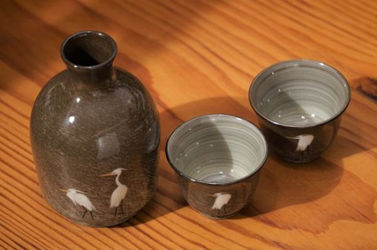 半酒器揃「白鷺」 - 現川焼の伝統を守る全国唯一の窯元・臥牛窯の通販 