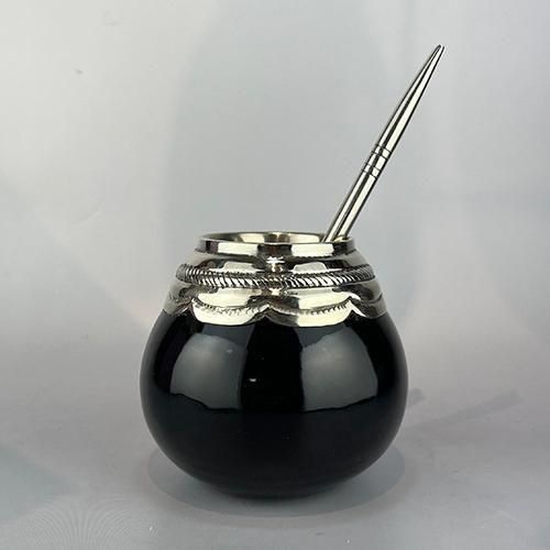 CERAMICA ALPACA CINCELADO BLACK - AIRAUDO PLATERO