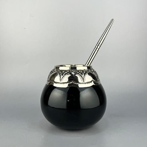CERAMICA ALPACA CINCELADO BLACK-A - AIRAUDO PLATERO