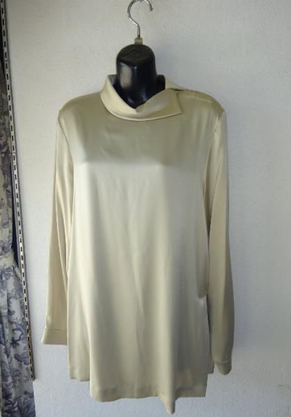 PEDINA ハイネック ロング丈 シルクオーヴァーブラウス MaxMara STUDIO PEDINA ハイネック ロング丈 シルクオーヴァーブラウス MaxMara