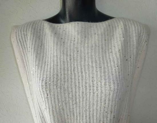 LATO スパンコールデザイン カシミア混ジレ風マフラー MaxMara STUDIO LATO スパンコールデザイン カシミア混ジレ風マフラー MaxMara