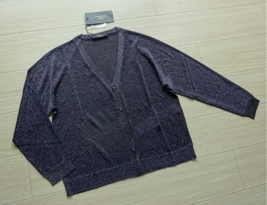 TASCA シルバールレックス ドルマンスリーブカーディガン ネイヴィグレーMaxMara WEEKEND TASCA シルバールレックス ドルマンスリーブカーディガン
