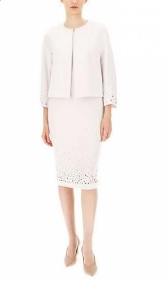 MaxMara STUDIO ベージュ ノーカラージャケット　定価135300円 Max Mara Studio マックスマーラ ストゥディオ アウター