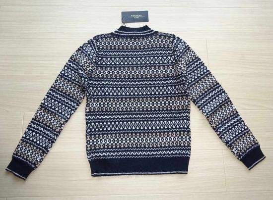 HOT アルパカ混 スタンドカラー ジャガードニット MaxMara WEEKEND HOT アルパカ混 スタンドカラー ジャガードニット MaxMara WEEKEND