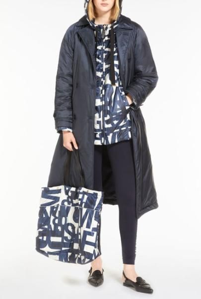 モール通販安い MAX MARA cube cameluxe GREENCO NAVY コート