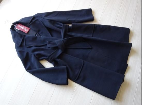 BERNARD ロングローブコート 黒 MaxMara STUDIO