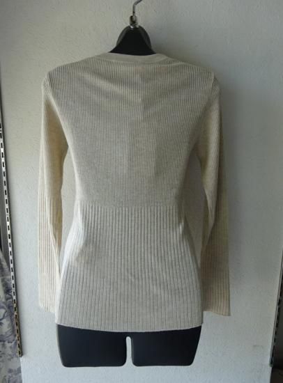 OMETTO シルクウール ハイゲージリブニット ベージュ MaxMara STUDIO Max Mara Studio OMETTO シルクウール ハイゲージリブニット