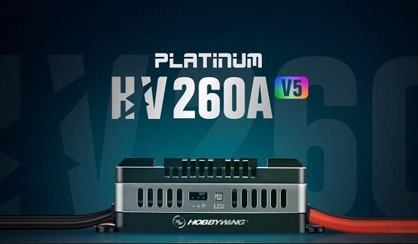 2023年新製品 HOBBYWING製 PLATINUM 260A HV SBEC V5 BEC内蔵 5V