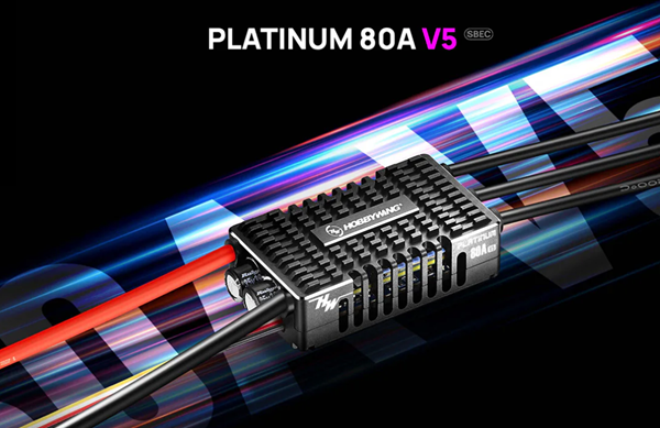 ☆新登場☆ HOBBYWING PLATINUM 80A-V5 BEC内蔵 5V-12V/8A - JA PRODUCT