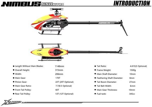 ☆ XLPower Nimbus550ニトロ 組立キット - JA PRODUCT ☆ XLPower Nimbus550ニトロ 組立キット - JA PRODUCT