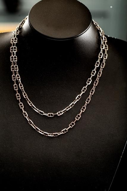 燻しマリーナチェーン5.5 - 38 Silver works KOBE
