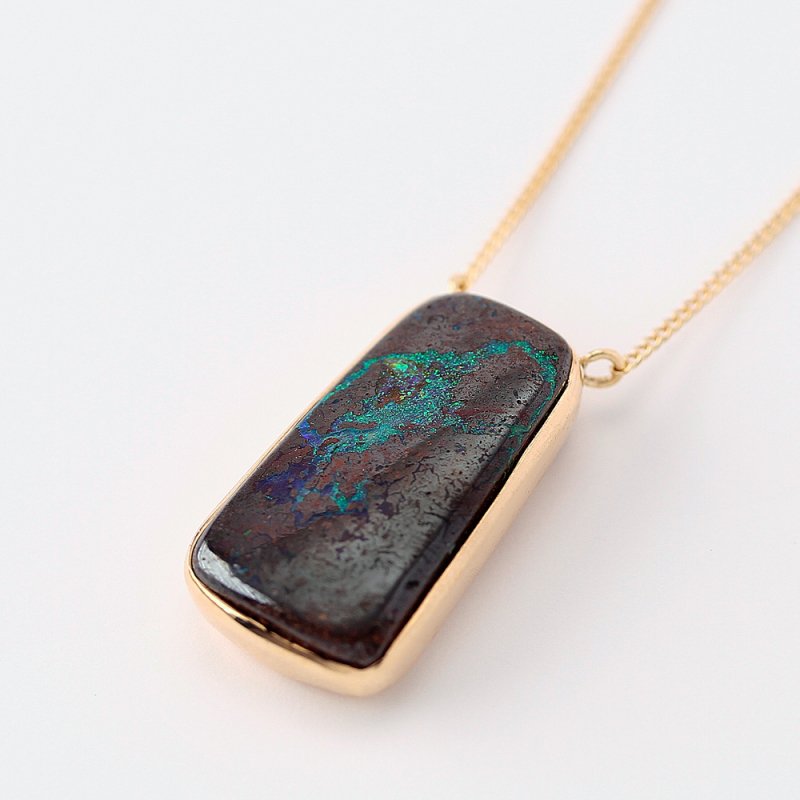 Boulder Opal Necklace K18
