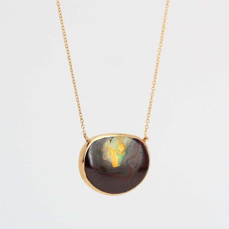 Boulder Opal Necklace K18 home