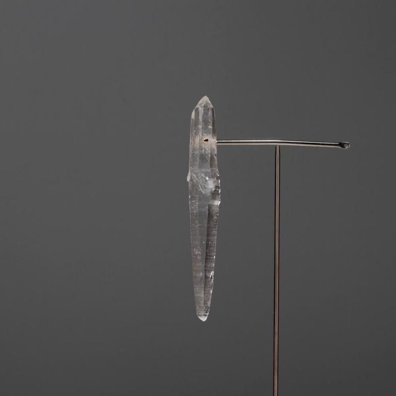 Double-pointed quartz3 earring K18 Gold