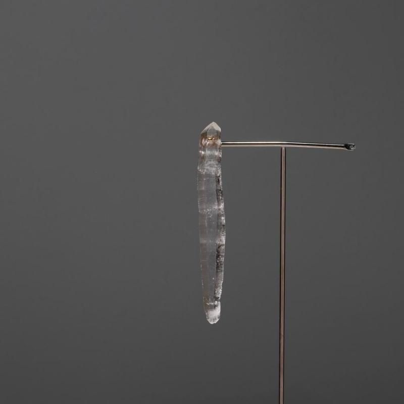 Double-pointed quartz4 earring K18 Gold