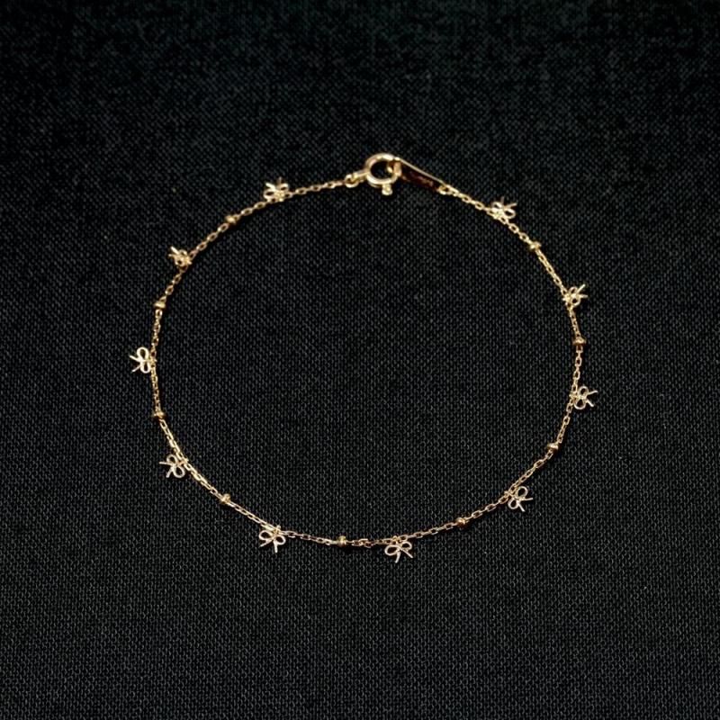 Bowknot Bracelet K18 Gold