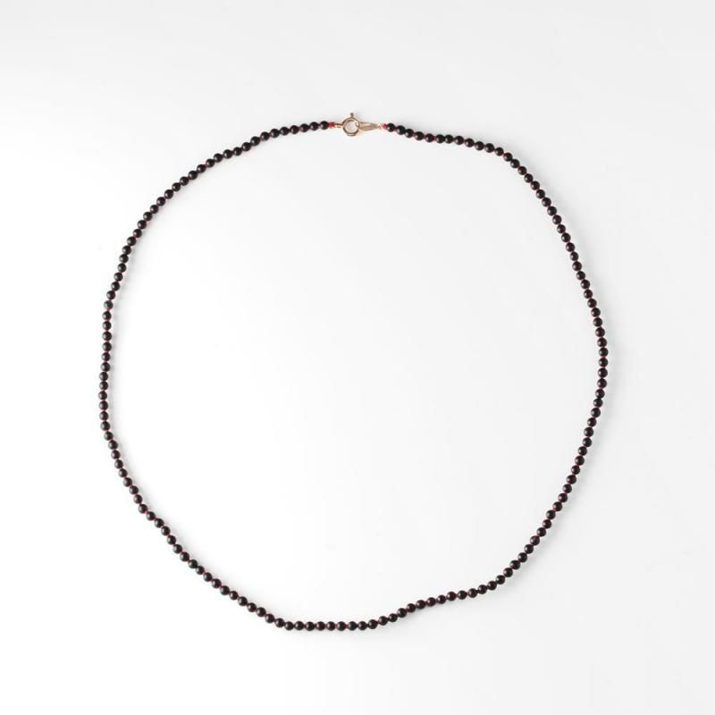 Onyx beads Necklace 39cm / Red