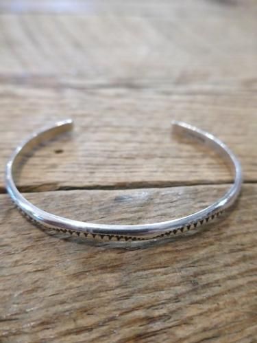 Navajo Silver Bangle - longbeach