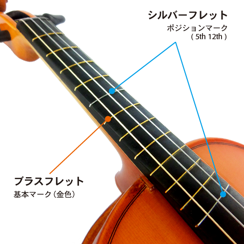 【Stentor Violin】ステップバイオリン・スタンダードのフレットとポジション