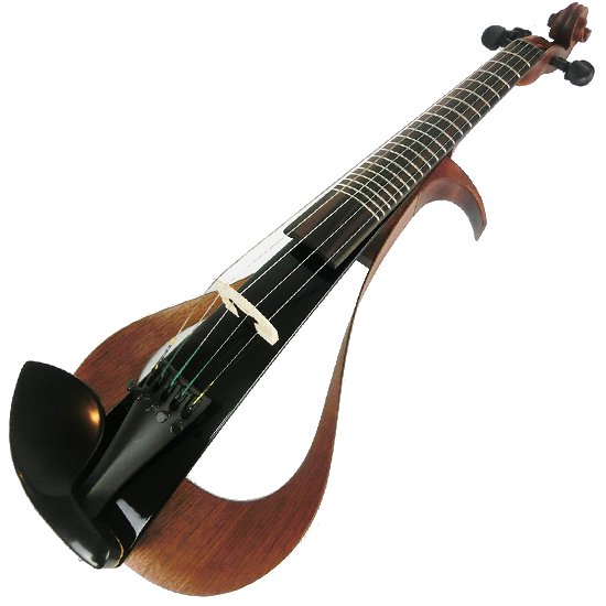 【YAMAHA YEV105】エレクトリック・5弦フレットバイオリンのヘッド（ブラック）
