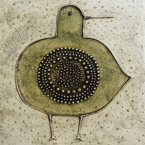 Rorstrand / Sylvia Leuchovius デザイン陶板 鳥 - EN HALV