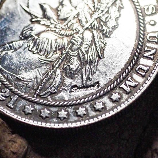 ルンペン記念幣モルガン型インディアン