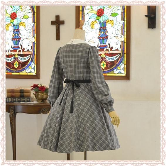 正規店仕入れの ROSA BIANCA shop=ブリティッシュレディの白襟ワンピース online ワンピース