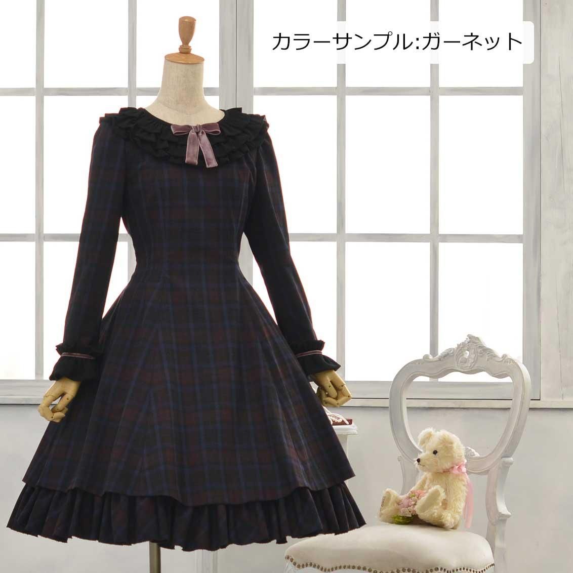 ROSA BIANCA online shop= ロザリアワンピース _チェックバージョン_7