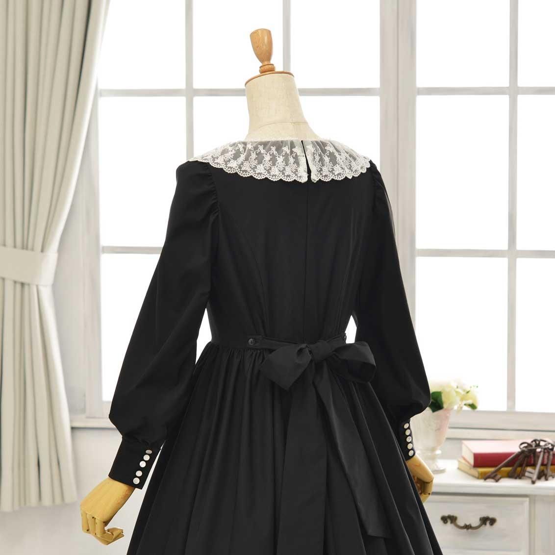 最終価格11/10まで　ロサビアンカ　黒猫のドレス ROSA BIANCA online shop= 黒猫のドレス ロング丈(21'再販) =