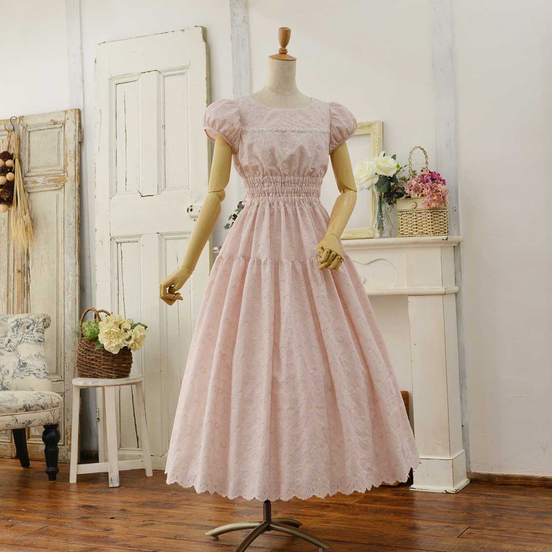 Rosa Bianca Online Shop マーガレットレースのアフターヌーンドレス