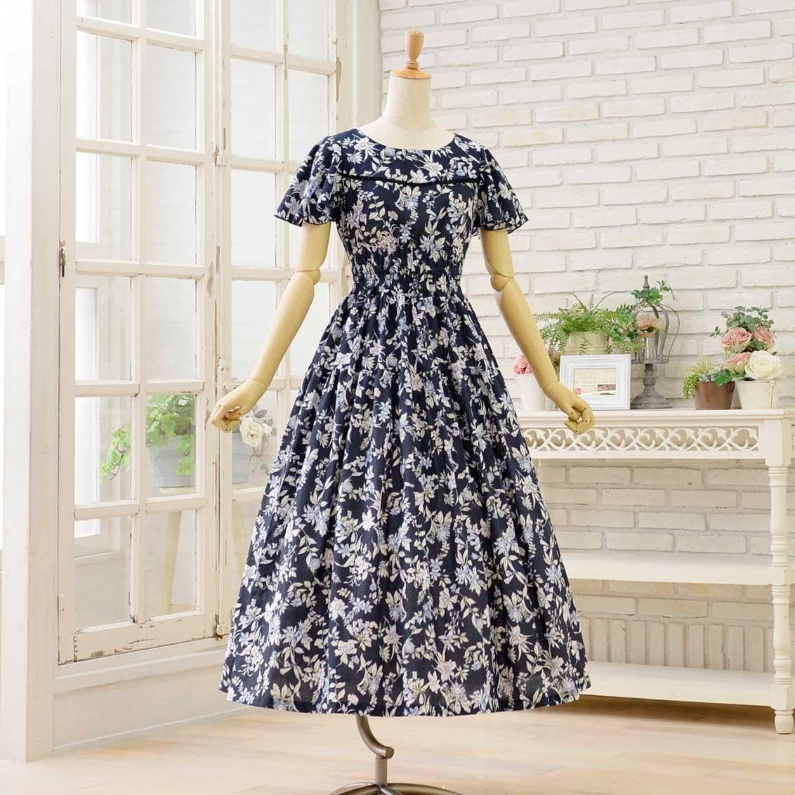 【にこちゃん様】Anandamide Laboratoriumマキシリネンドレス ROSA BIANCA online shop= 22' アフタヌーンドレス =