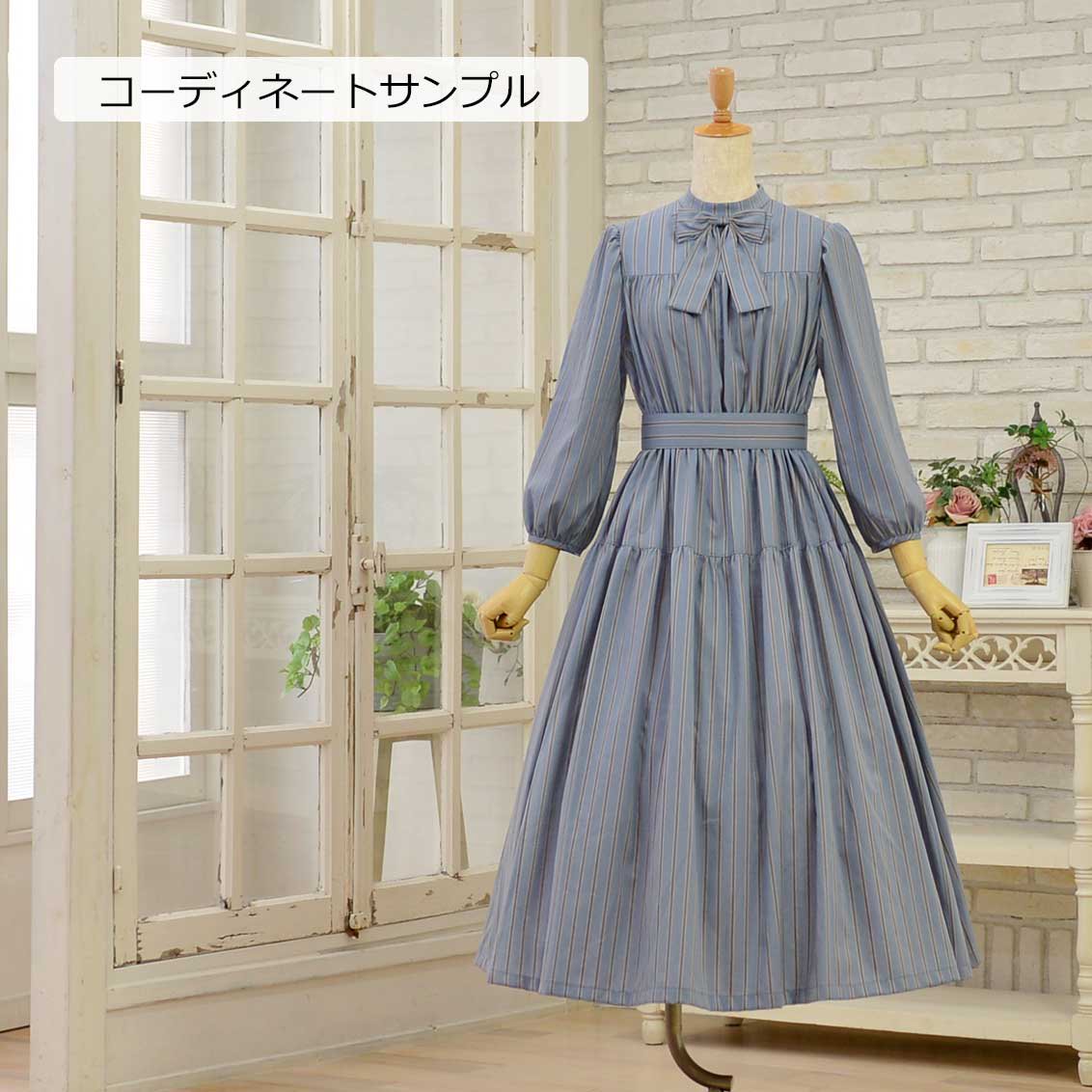 ROSA BIANCA online shop= トラディショナルストライプのワンピース =