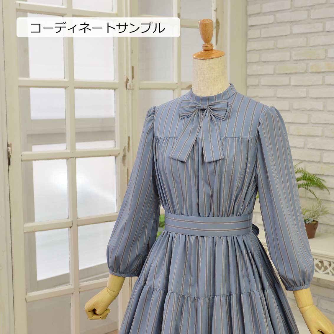 ROSA BIANCA online shop= トラディショナルストライプのワンピース =