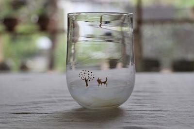 鈴木知子horizon Ivory グラス ネコ Mallowマロウ Online Shop