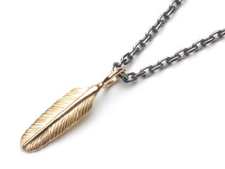LITTLE FEATHER CHARM-K10PG