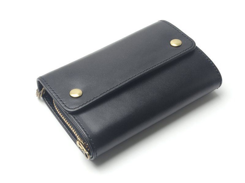 BACKDROP Leathers バックドロップ・レザーズ｜MIDDLE BILL WALLET 