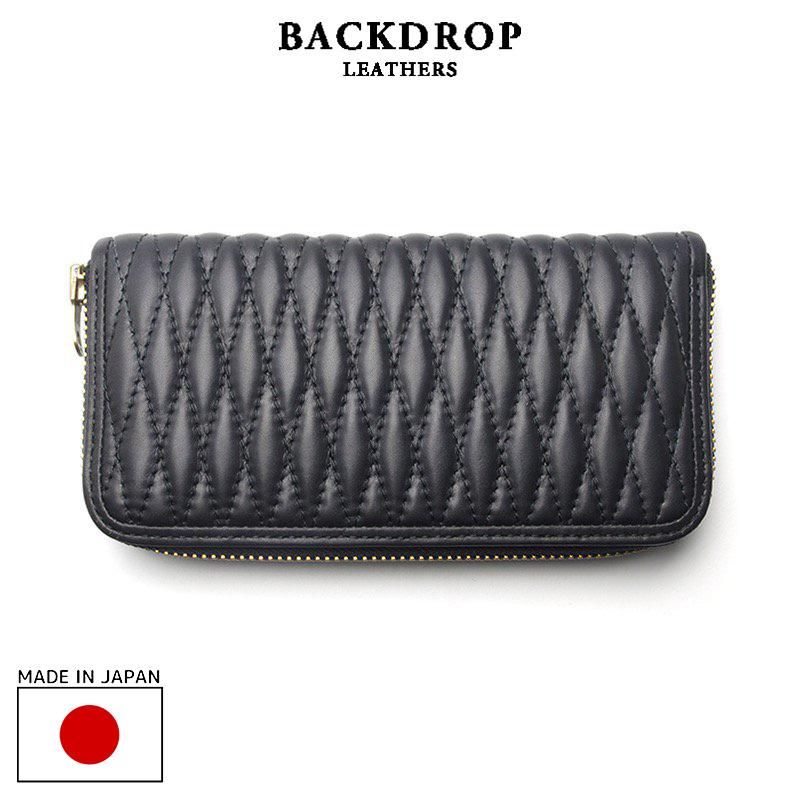 バックドロップレザーズ ジップウォレット BACKDROP LeathersBACKD