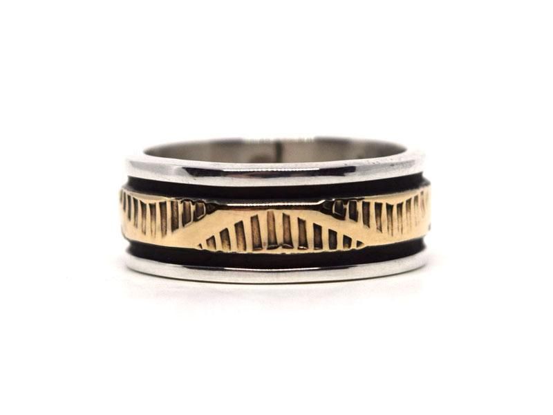 BRUCE MORGAN ブルースモーガン 14K STAMP RING THIN-WAVE