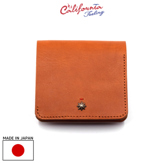 CFW006BR-NY-SMALL MINIMAL WALLET w/coin-BROWN