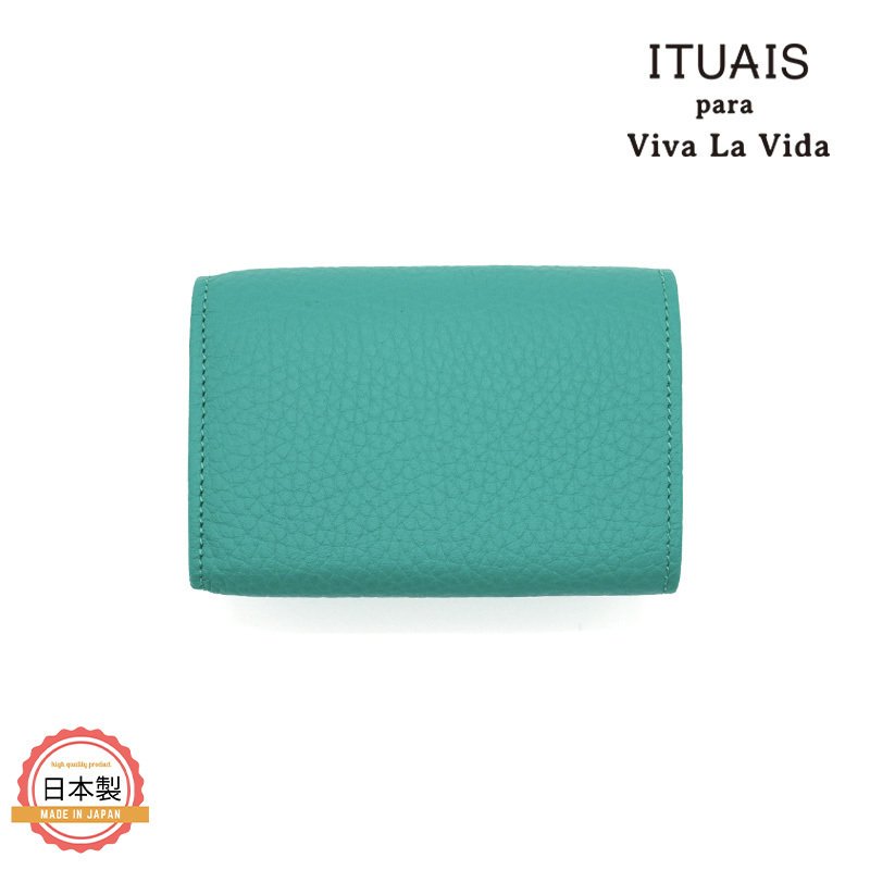 ITUAIS イトゥアイス｜TAURILLON COMPACT WALLET-VERT JADE-グリーン