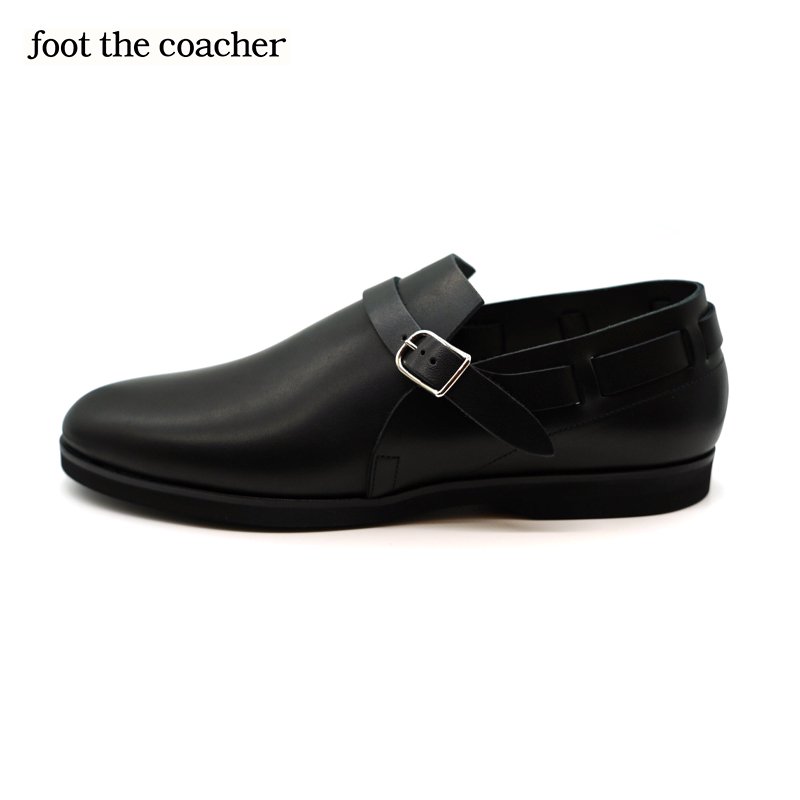 フットザコーチャー foot the coacher SINGLE STRAP SHOES